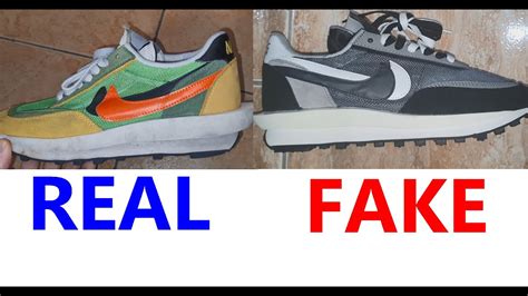 how to spot fake nike sacai|How to Spot a Fake sacai x Nike LDWaffle “Green Gusto”.